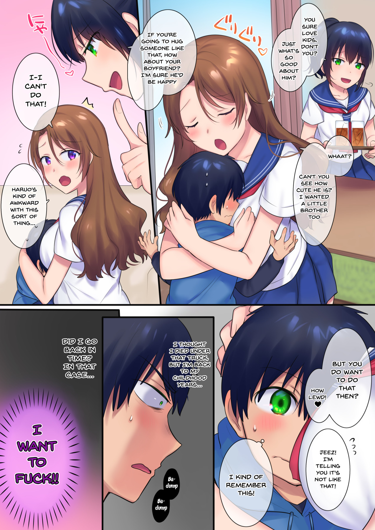 Hentai Manga Comic-I Went Back In Time To Do NTR With My Beloved Onee-san-Read-9